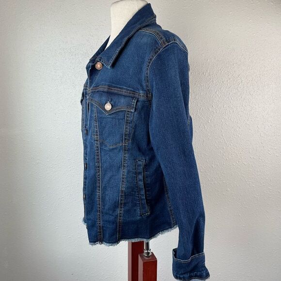 Angels Forever Young Denim Jacket Size L EUC - Picture 3 of 8